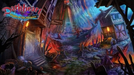 Darkheart - Flight of The Harpies06 - hidden object, cool, video games, fun, puzzle