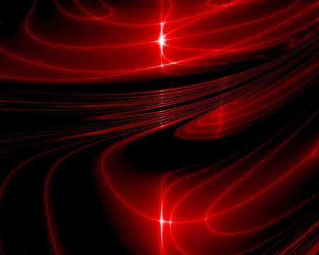 Star - star, abstract, black, red