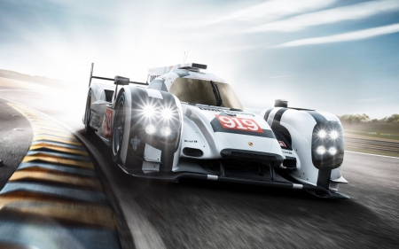 porsche 919 hybrid race car - porsche, car, race, hybrid