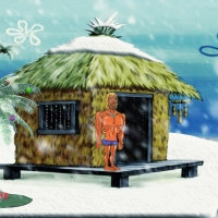 Spongebob Squarepants Beach Hut Desktop Background