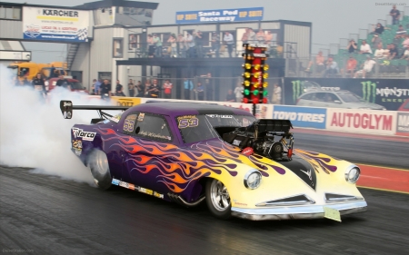 santa pod raceway - santa, raceway, car, pod