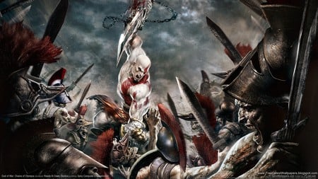 	god of war 2 - video, games