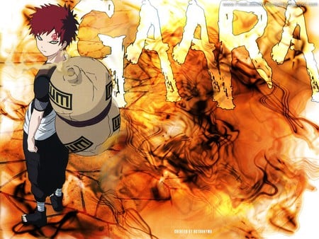 gaara - anime, naruto