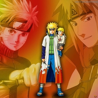 yondaime with child naruto