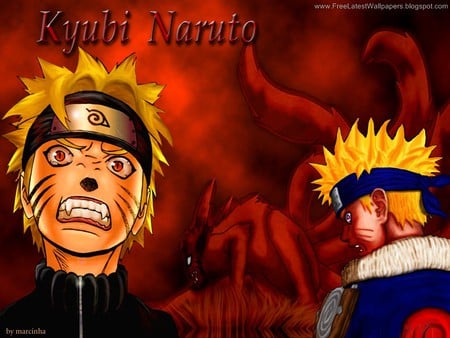 kyubi naruto - anime, naruto