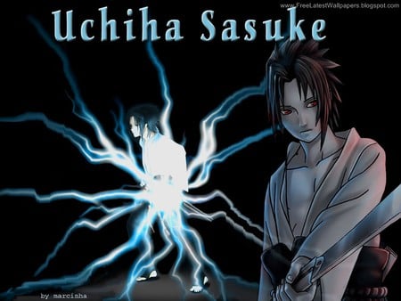 uchiha sasuke - anime, naruto