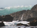 Rocks and sea