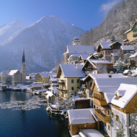 Hallstatt in winter