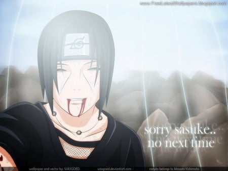 itachi last word - anime, naruto