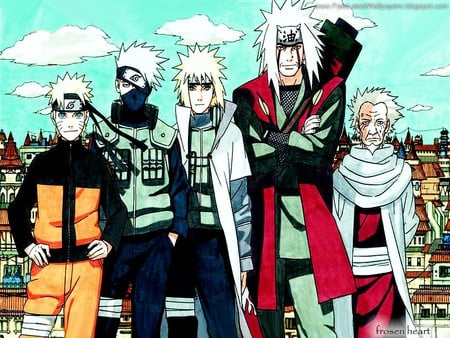 team 7 - anime, naruto