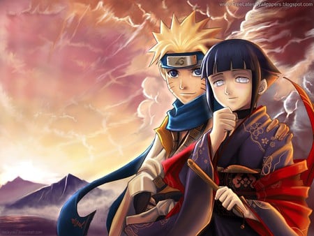 naruto and hinata - anime, naruto