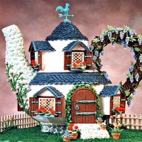 Gingerbread Teapots  House