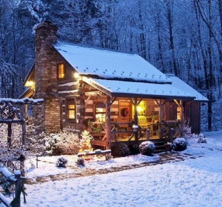 Holidays cabin - architecture, cabin, holidays, houses