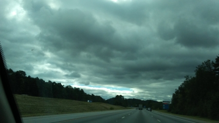 Cool clouds! - roads, sky, awesome, clouds