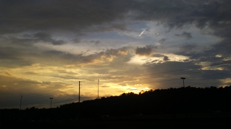 Sunset in Alabama - sky, sunset, clouds, alabama