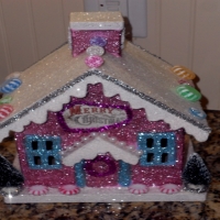 Pink Gingerbread House