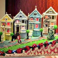 Gingerbread Frosted Houses