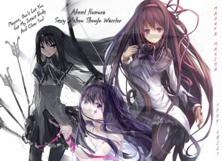 Akemi Homura New (My Theme) V2 - akemi homura, my wall, anime, corel, madoka