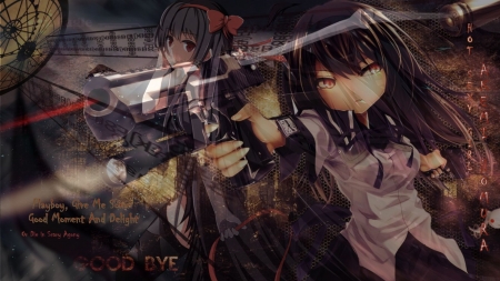 Akemi Homura New 02 (My Theme) V2 - Corel, My Wall, Madoka, Akemi Homura, Anime, Wall