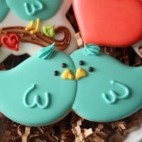 Lovebird Sugar Cookies