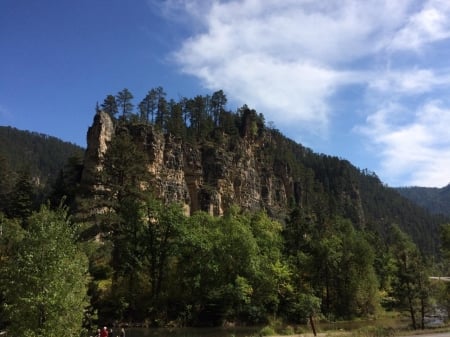 Montana Landscape - Montana, trees, mountains, rocks