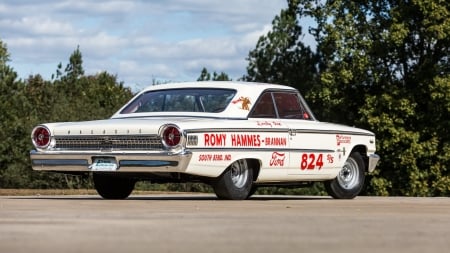 1963 Ford Galaxie 500 Lightweight - Ford, Decals, White, Classic