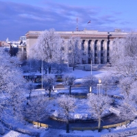 Winter in Liepaja, Latvia