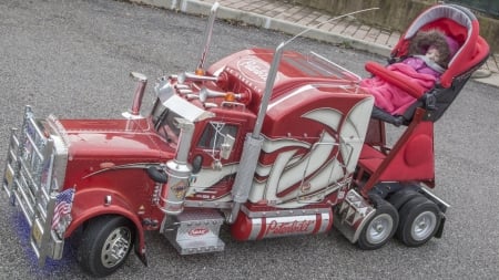 peterbilt baby stroller