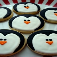 Cute Penguins Cookies