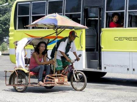 Taxi - People, Bicycle, Bus, Taxi, Transport