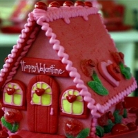 Valentine Gingerbread House