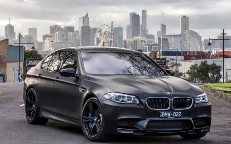 BMW M5 - black, bmw, car, m5