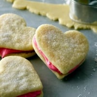 Filled Heart Cookies