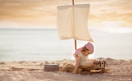 Little girl - beach, girl, summer, copil, child, jennifer lappe, little