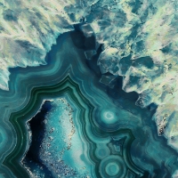 Island satellite image