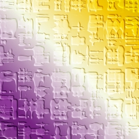 icon-friendly-hieroglyphic-old-purp-to-yellow-colours-enlarge-for-effect