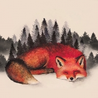 Sleeping Fox
