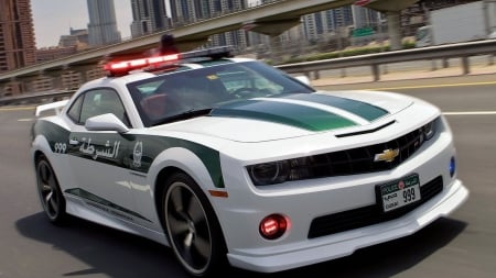 chevrolet camaro - police, dubai, chevrolet, camaro