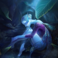 Fairy in the mist