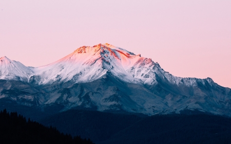 Sunset - Mountains, sunset, 2018, nature