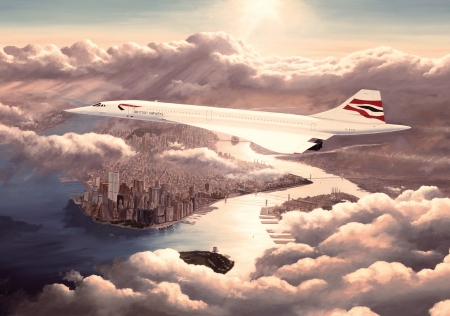 Concorde Over New York