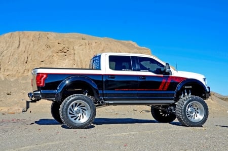 2015 F150 - Truck, White, Black, Lift