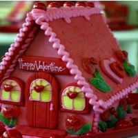 Valentine Day  Gingerbread House