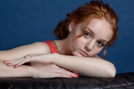 Unknown Model - gorgeous, model, beautiful, woman, redhead