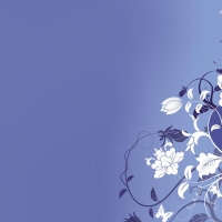 Blue Vector Flowers