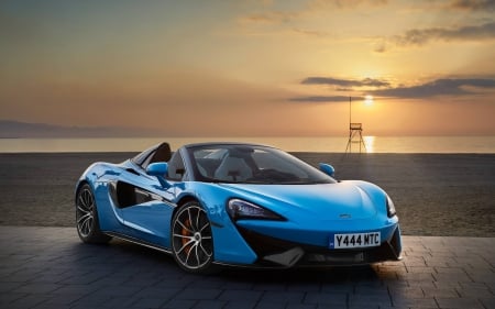 Mclaren Spider - fun, Mclaren, sunset, car, Spider, cool