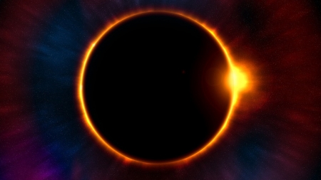 Eclipse 2017 - space, shine, firefox persona theme, sun, 2017, light, moon, dramatic, eclipse