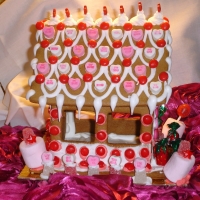 Valentine Gingerbread House