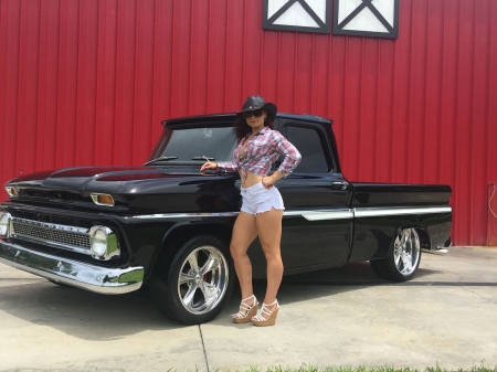 1966-C 10 Cowgirl - hat, model, gm, truck