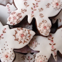 Vintage Gingerbread Butterfly Cookies